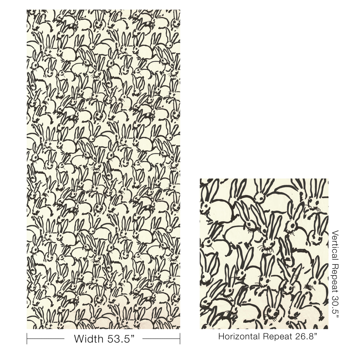 Hutch Crewel fabric in Ink color - pattern number GWF-3841.121.0 - by Lee Jofa Modern in the Hunt Slonem Belle Terre collection