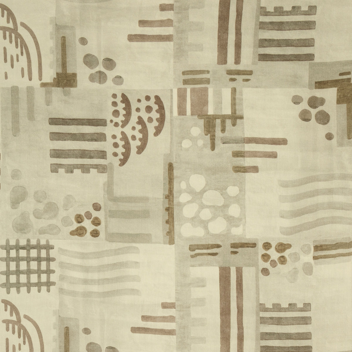 Veda fabric in Limestone/Bark color - pattern number GWF-3842.1621.0 - by Lee Jofa Modern in the Kelly Wearstler Tela collection