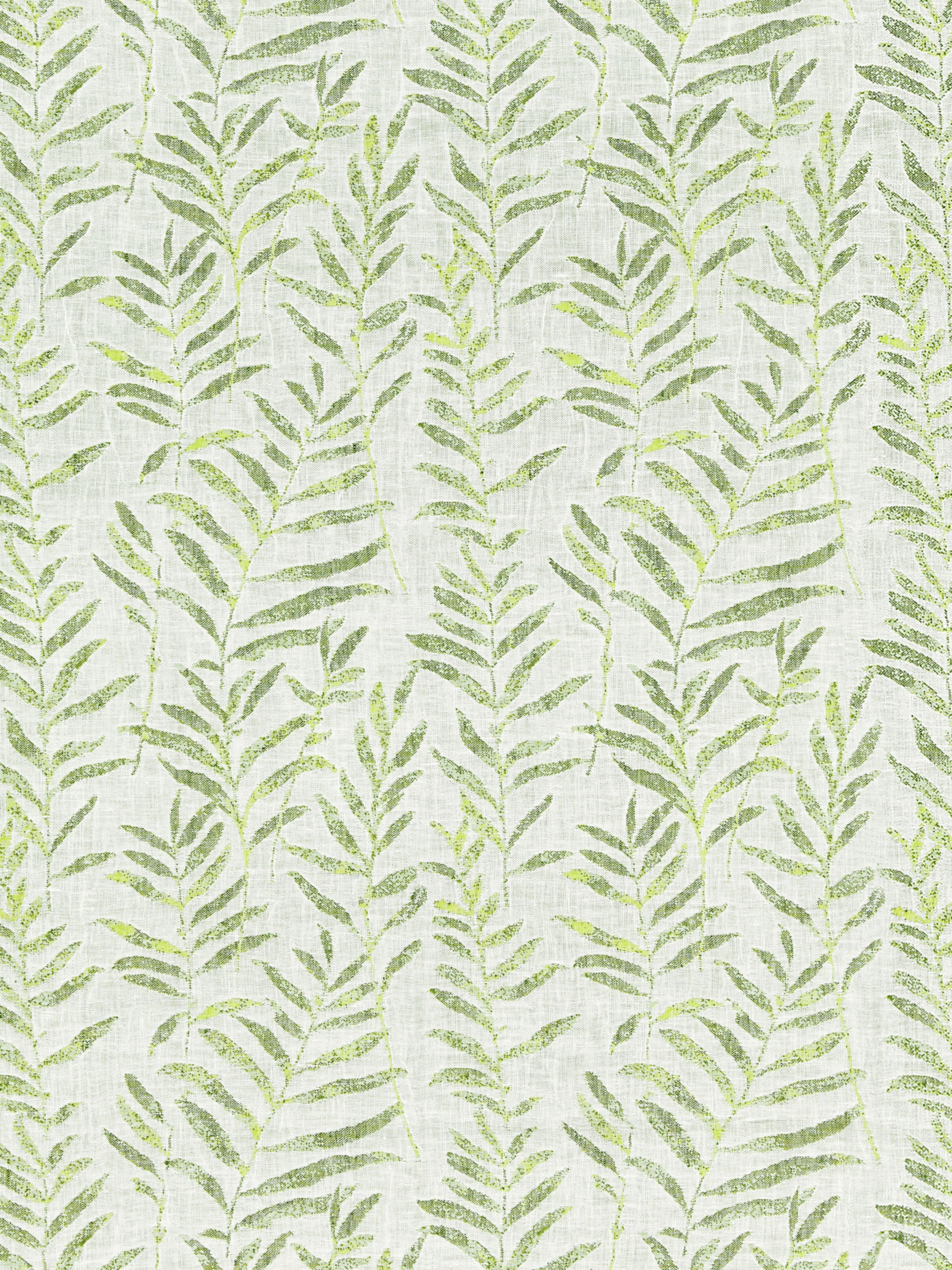 Willow Weave fabric in spring green color - pattern number GW 000227211 - by Scalamandre in the Grey Watkins collection