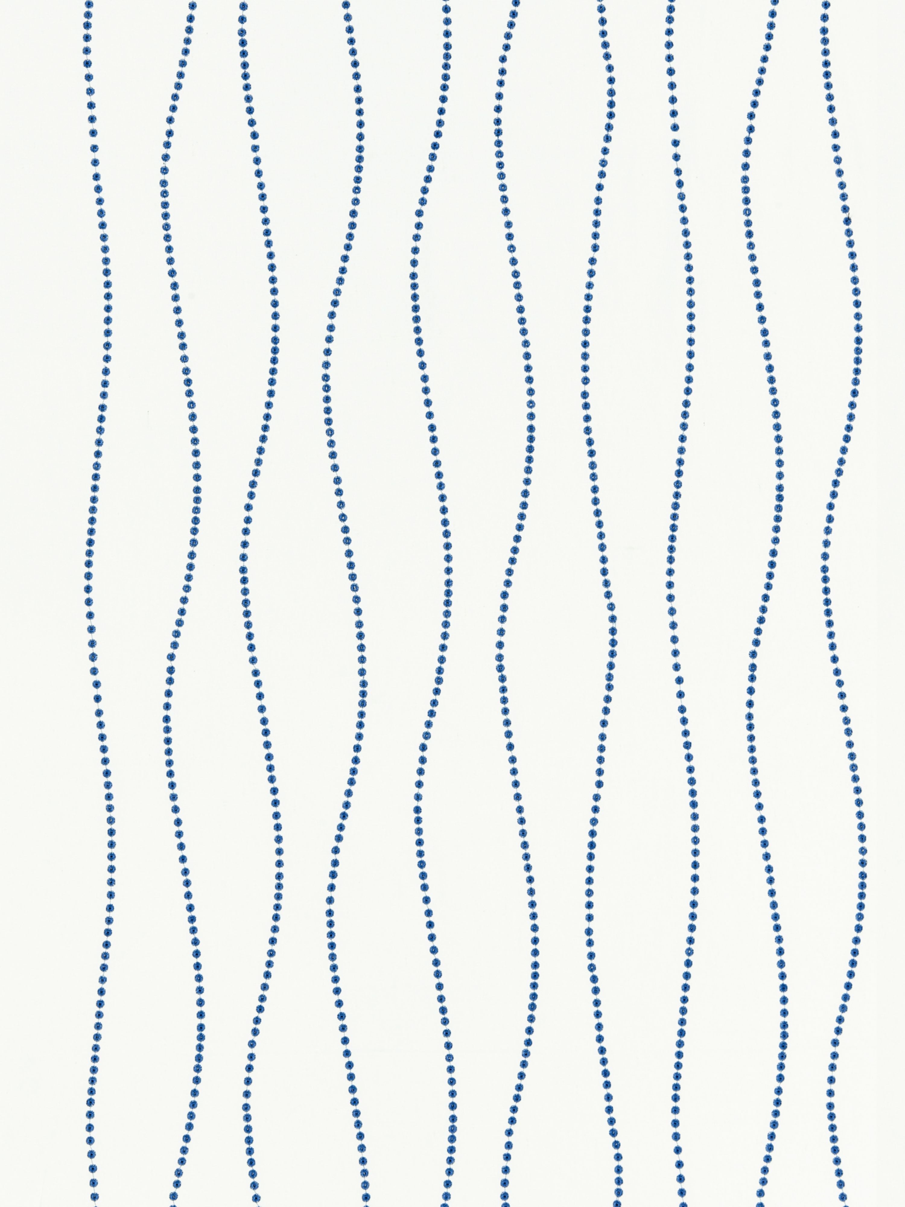Eyelet Wave fabric in marine color - pattern number GW 000427206 - by Scalamandre in the Grey Watkins collection