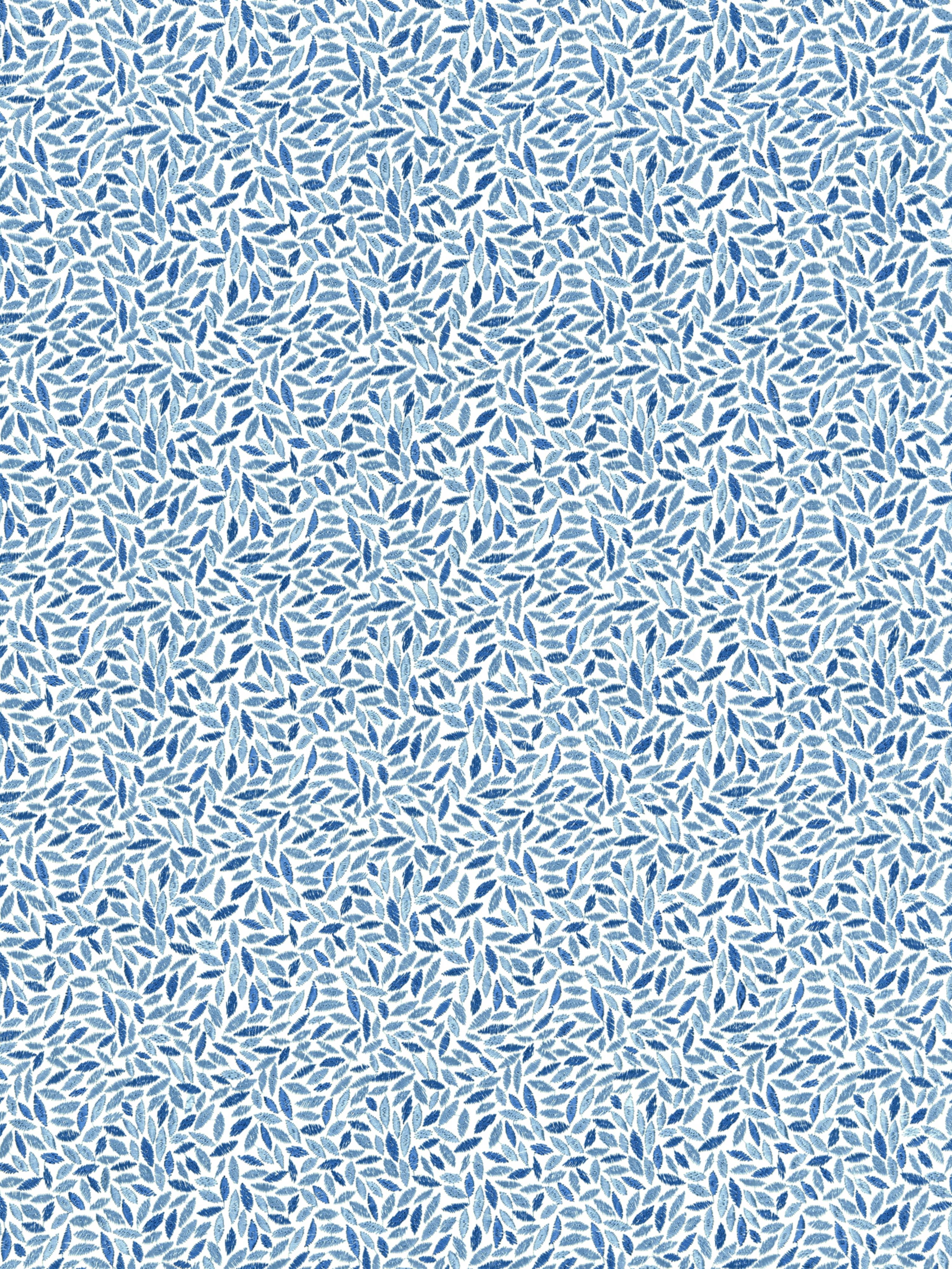 Meadow Embroidery fabric in marine color - pattern number GW 000427207 - by Scalamandre in the Grey Watkins collection
