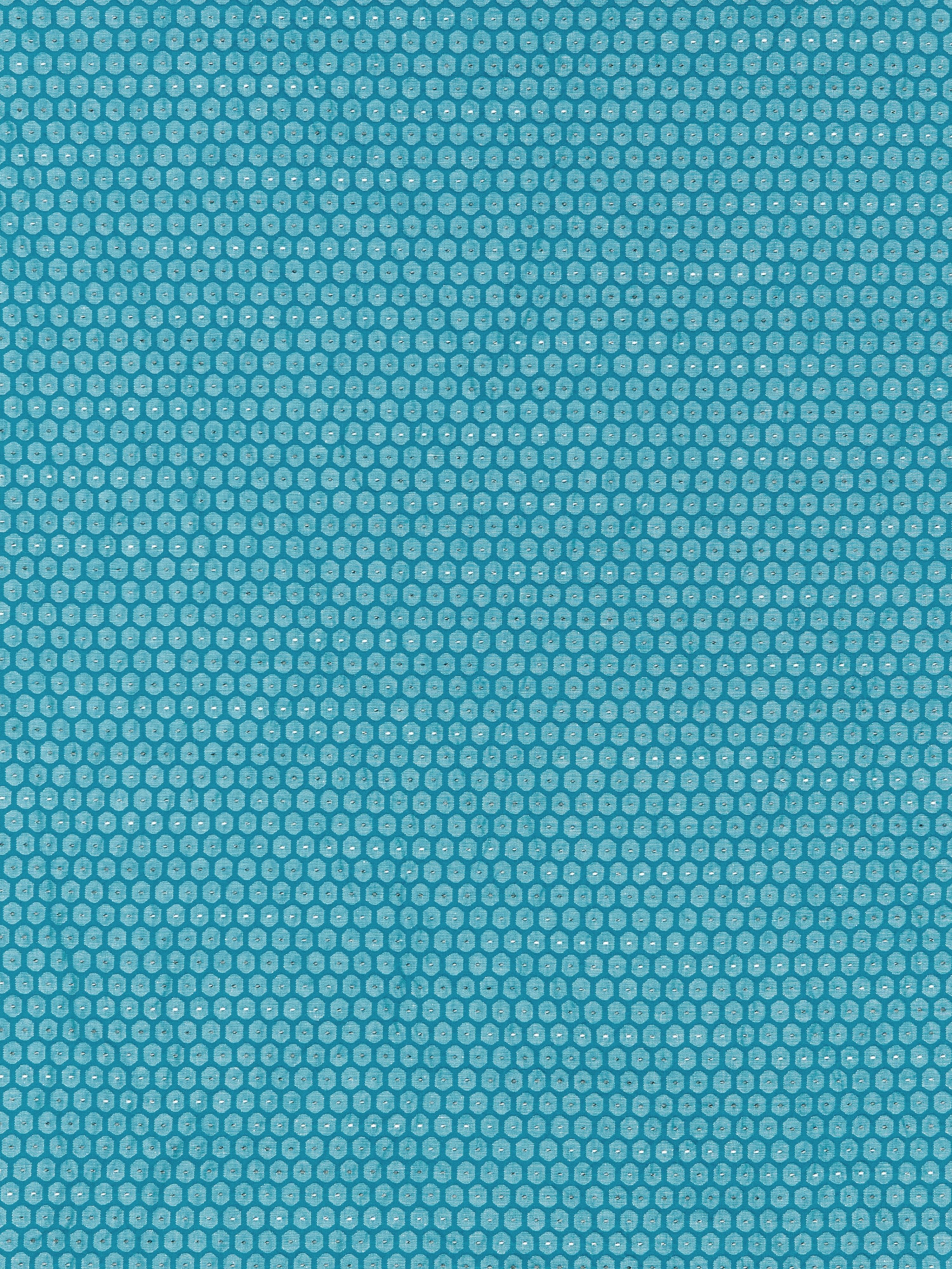 Honeycomb Weave fabric in turquoise color - pattern number GW 000527209 - by Scalamandre in the Grey Watkins collection