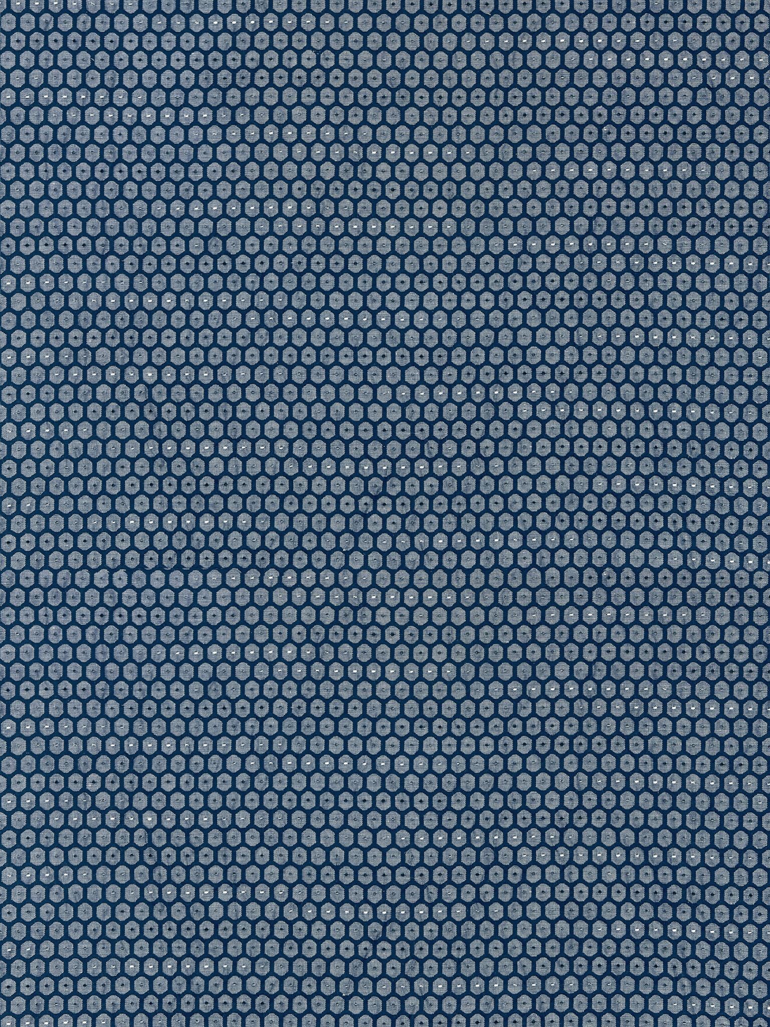 Honeycomb Weave fabric in navy color - pattern number GW 000627209 - by Scalamandre in the Grey Watkins collection