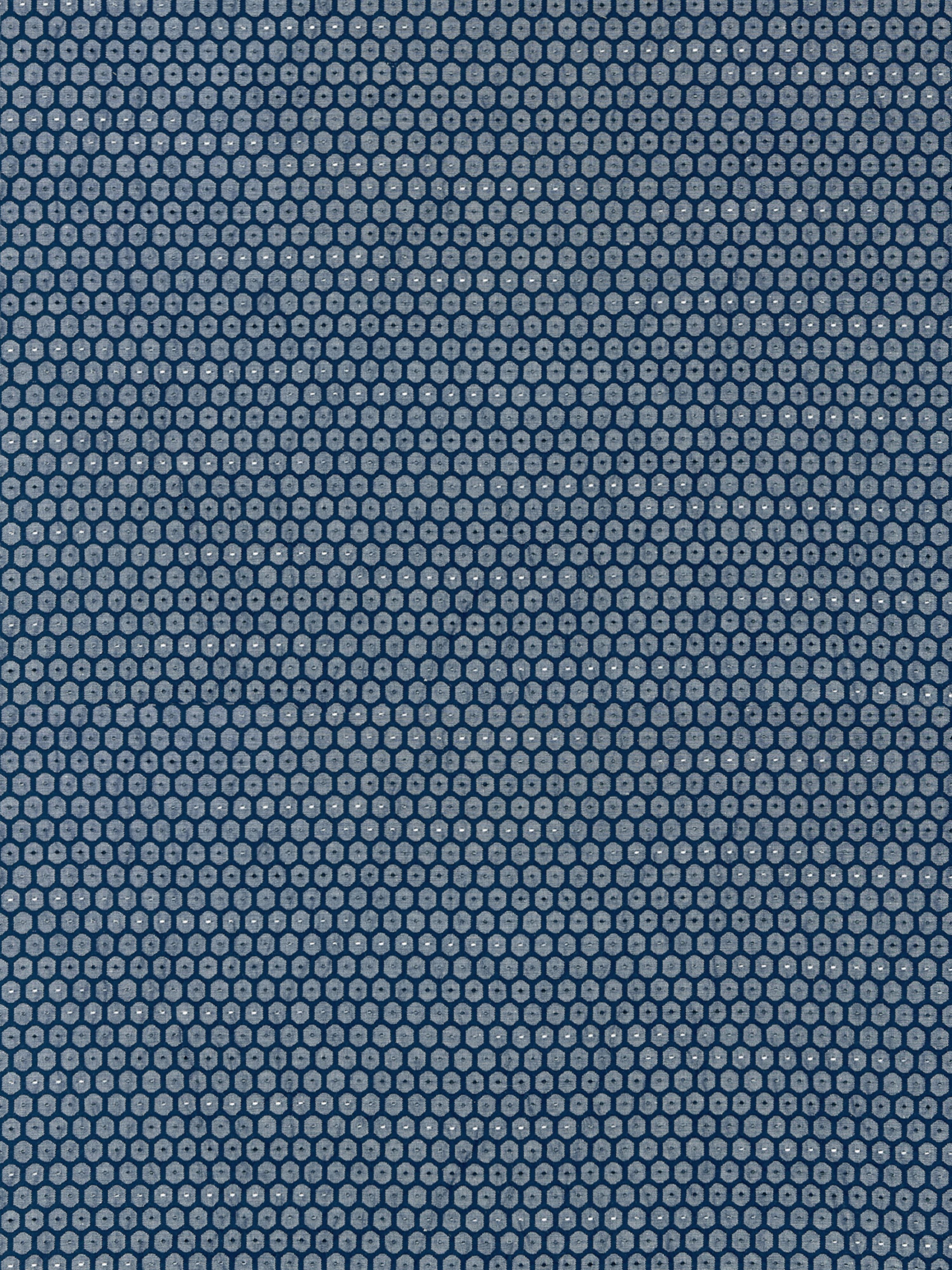 Honeycomb Weave fabric in navy color - pattern number GW 000627209 - by Scalamandre in the Grey Watkins collection