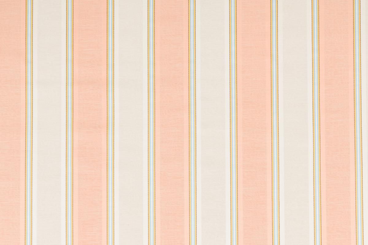 Raso Rigato fabric in orange cream color - pattern number HA 00101758 - by Scalamandre in the Old World Weavers collection