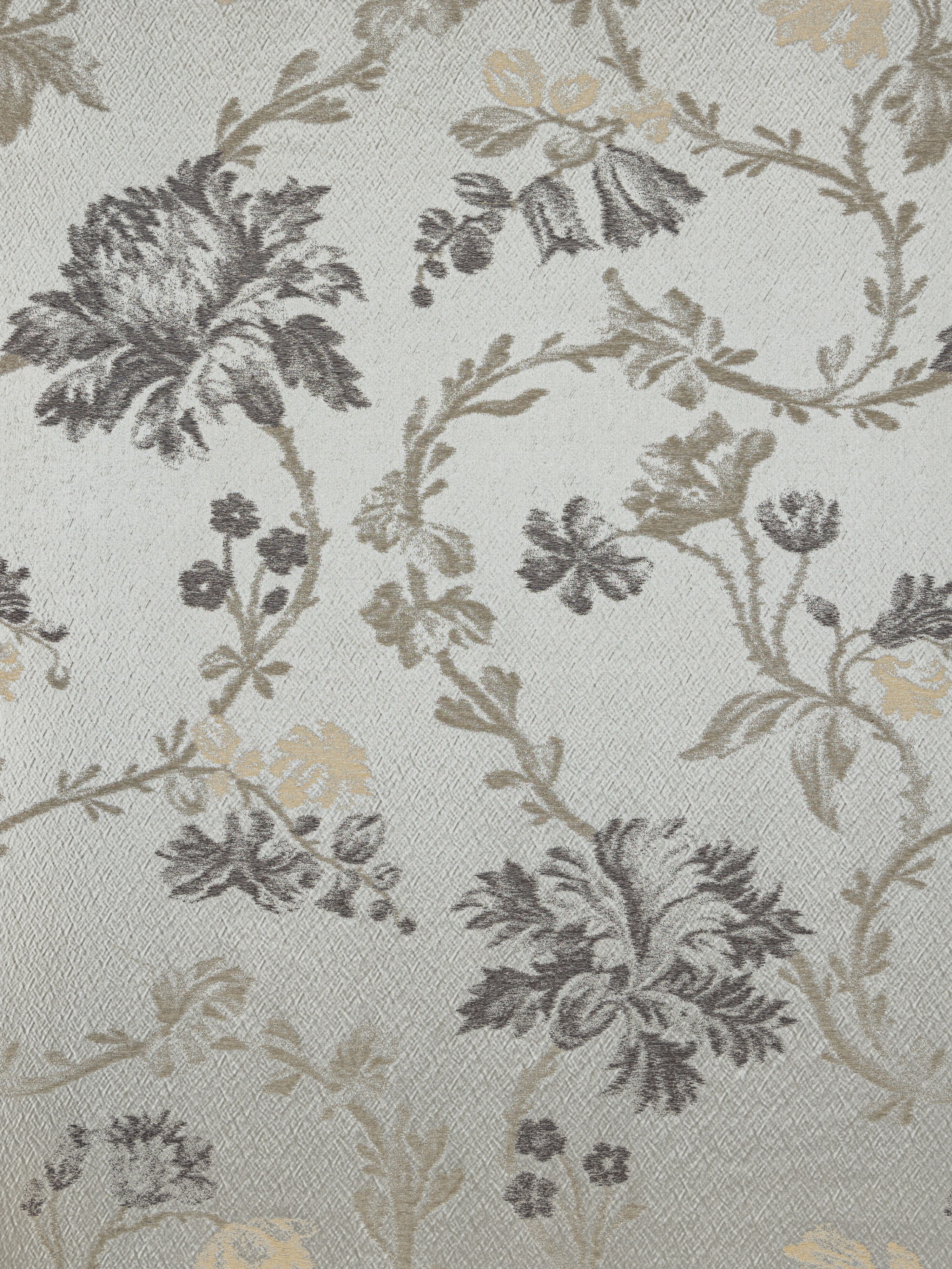 Mallorcan Garden fabric in pewter color - pattern number HB 0002HA83 - by Scalamandre in the Old World Weavers collection