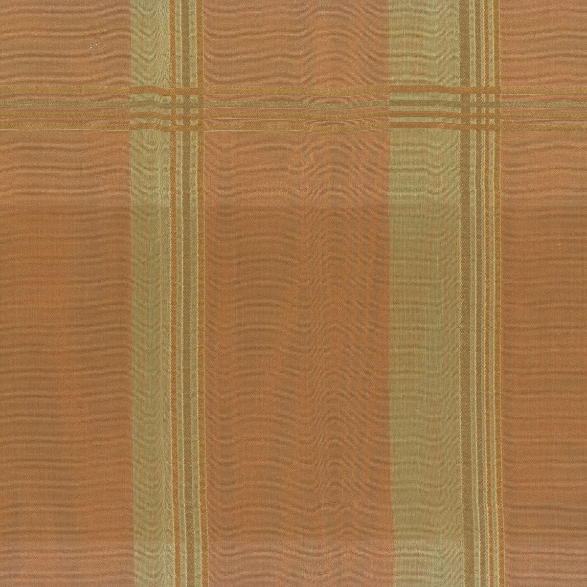 Iridescent Plaid fabric in terracotta color - pattern number HB 00031540 - by Scalamandre in the Old World Weavers collection