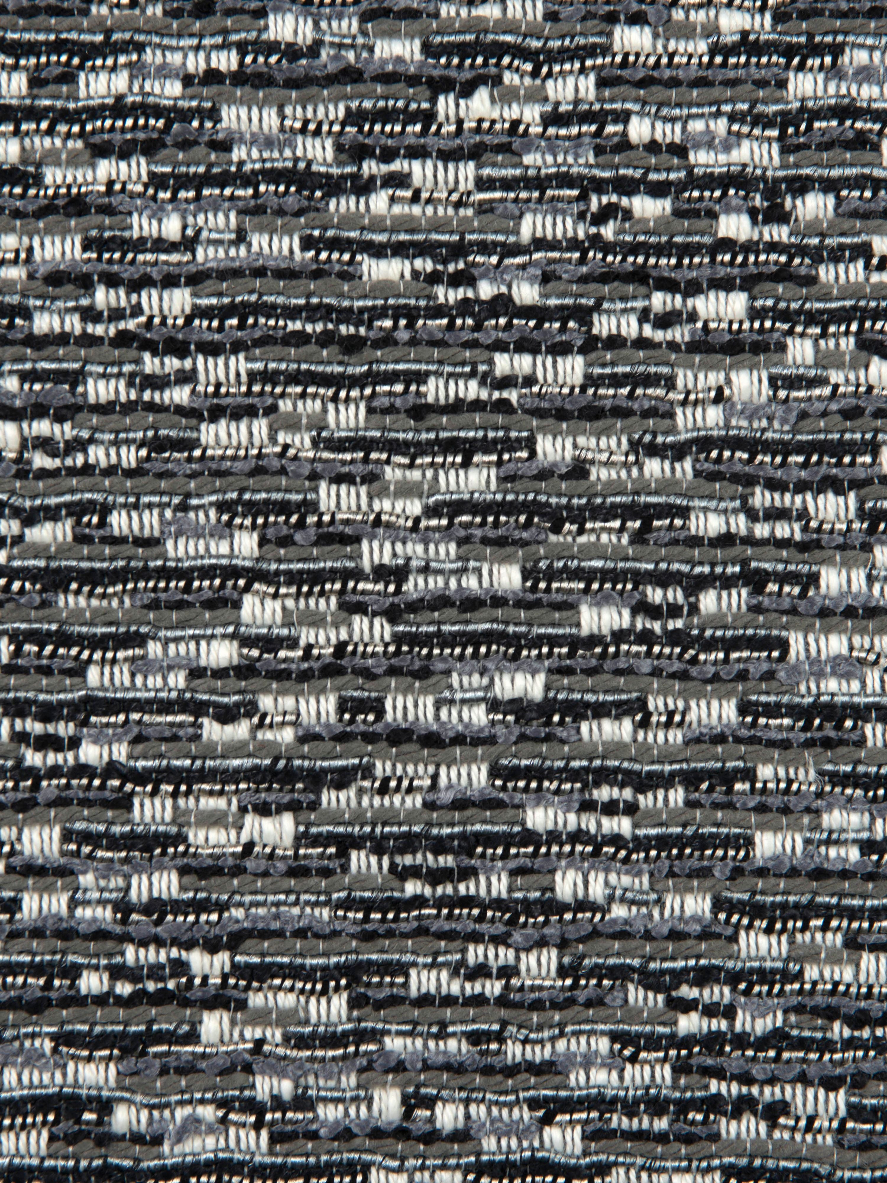 Rocket fabric in black color - pattern number HN 001042027 - by Scalamandre in the Scalamandre Dec 2024 collection