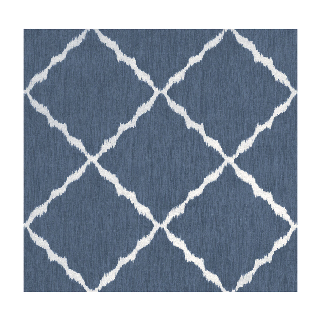 Ikat Strie fabric in indigo color - pattern IKATSTRIE.5.0 - by Kravet Basics in the Sarah Richardson Harmony collection