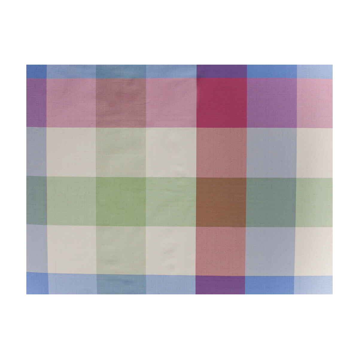 Paradiso Plaid fabric in peridot color - pattern JAG-50017.37.0 - by Brunschwig & Fils in the Jagtar collection