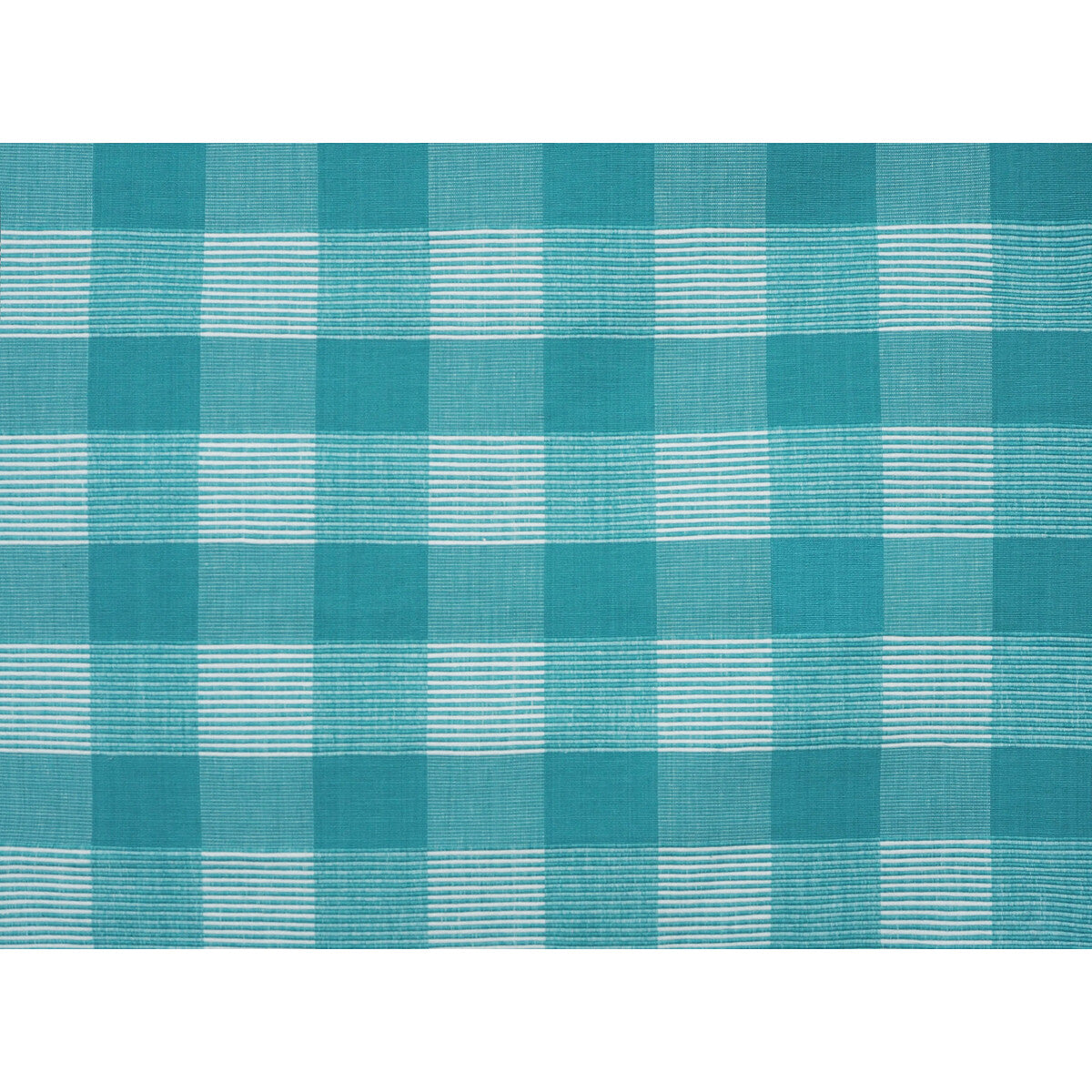 Siam Sq Cotton fabric in aqua pura color - pattern JAG-50061.131.0 - by Brunschwig & Fils in the Festival collection