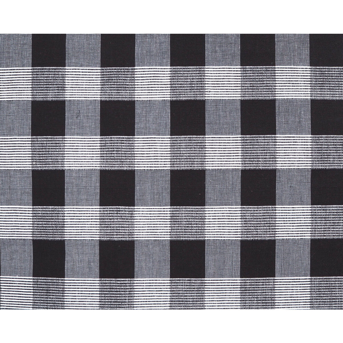 Siam Sq Cotton fabric in ebony color - pattern JAG-50061.881.0 - by Brunschwig & Fils in the Festival collection