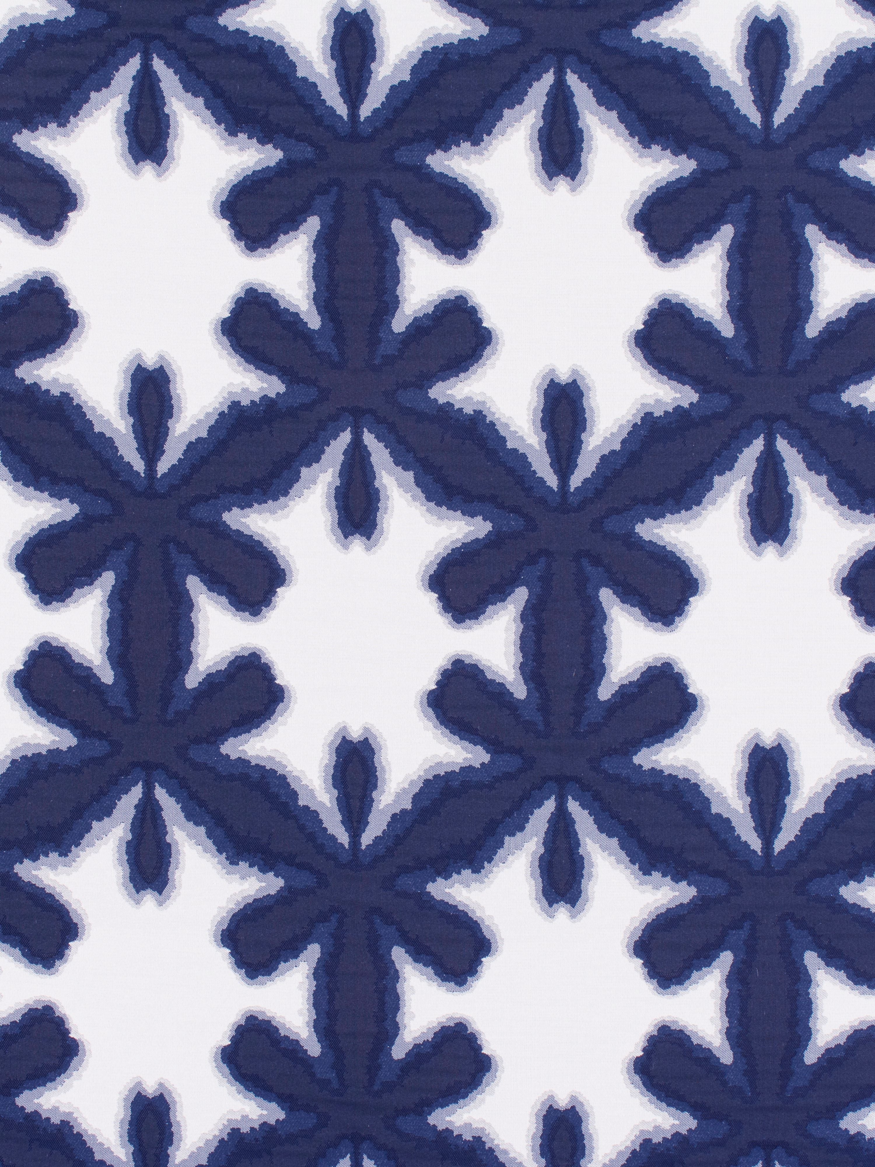 Misterioso fabric in sapphire color - pattern number JM 00017137 - by Scalamandre in the Old World Weavers collection