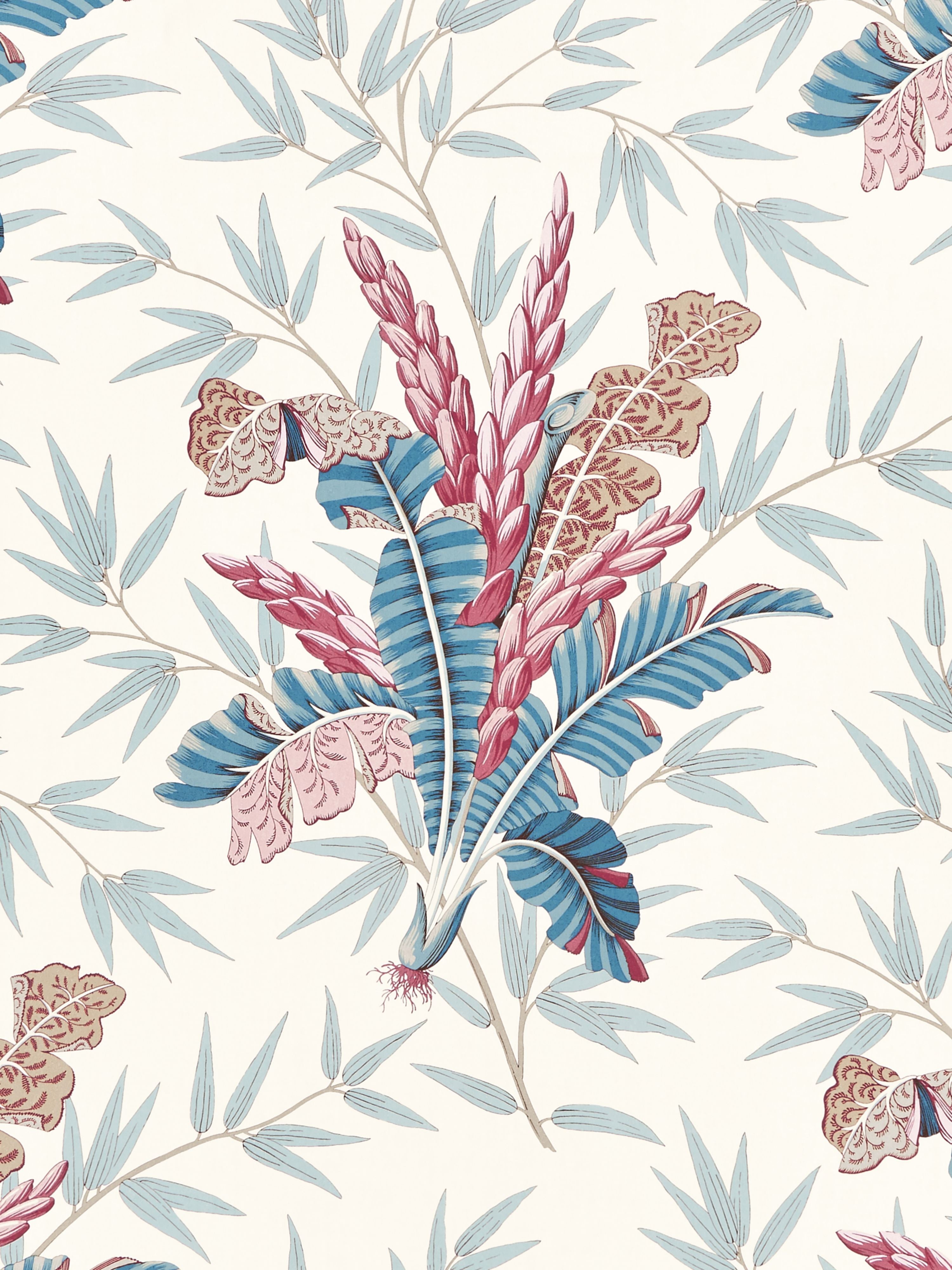 Bahar fabric in peacock rose color - pattern number JP 00014485 - by Scalamandre in the Old World Weavers collection