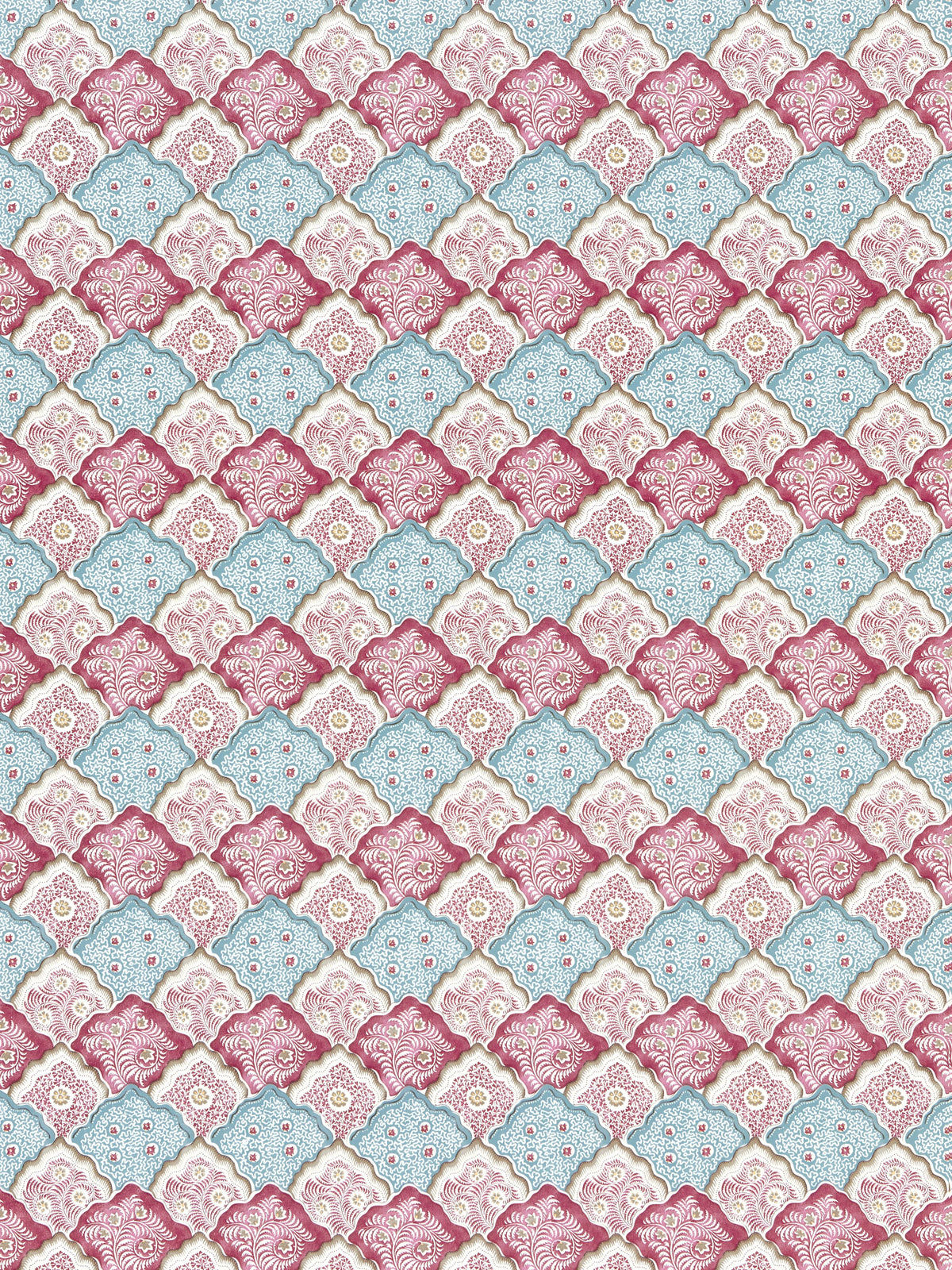 Akira fabric in peacock rose color - pattern number JP 00014660 - by Scalamandre in the Old World Weavers collection