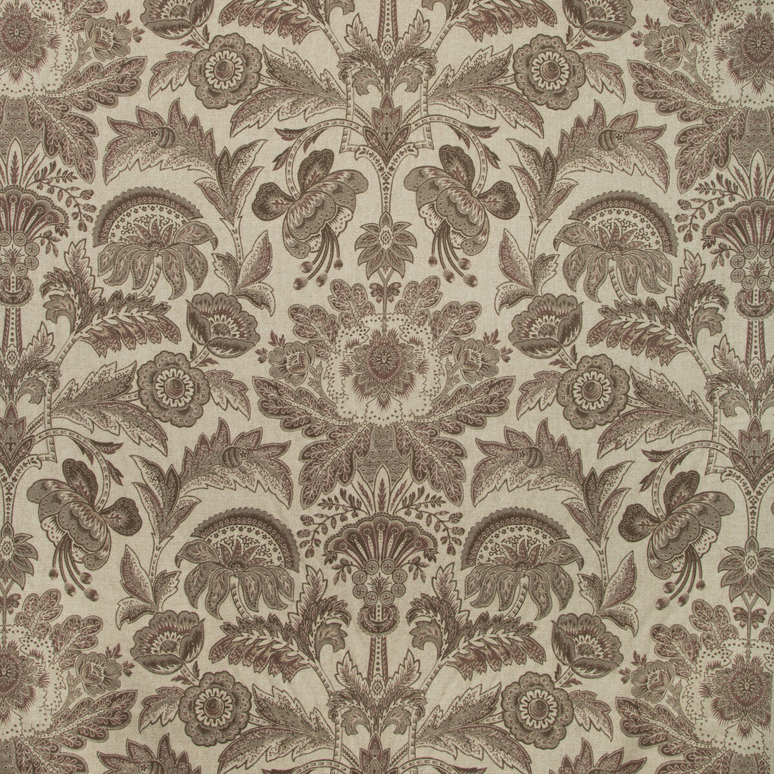 Kent Manor fabric in aubergine color - pattern KENT MANOR.10.0 - by Kravet Couture in the David Phoenix Well-Suited collection