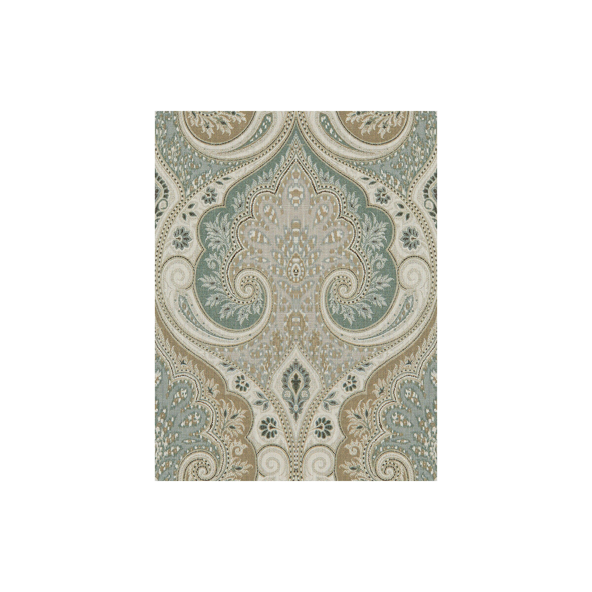 Latika fabric in seafoam color - pattern LATIKA.135.0 - by Kravet Design in the The Echo Design collection