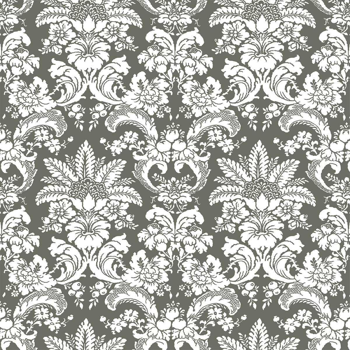 Grajal fabric in gris color - pattern LCT1017.001.0 - by Gaston y Daniela in the Lorenzo Castillo V collection