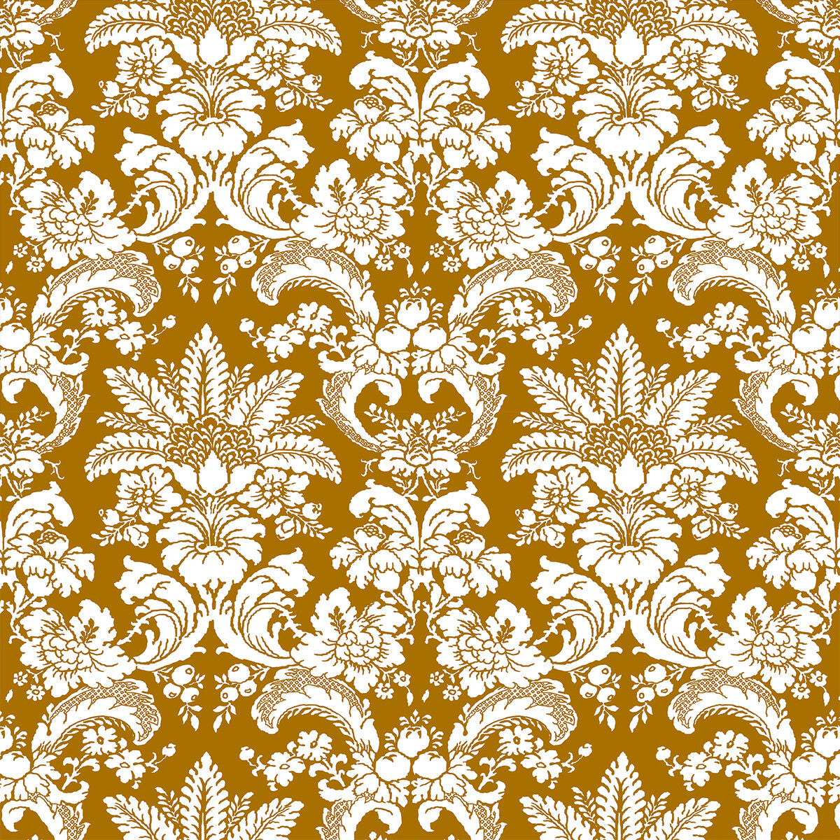 Grajal fabric in ocre color - pattern LCT1017.006.0 - by Gaston y Daniela in the Lorenzo Castillo V collection