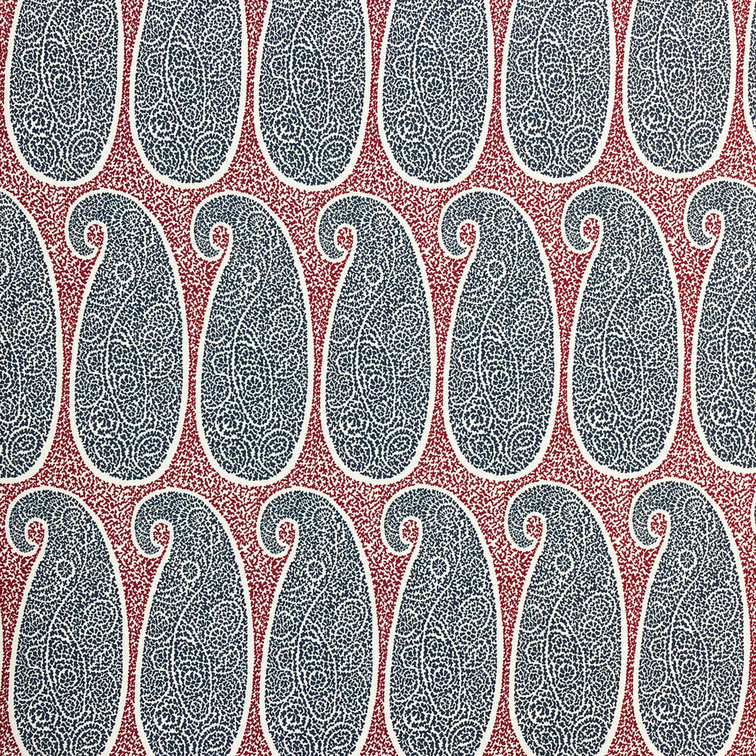 Yaiza fabric in rojo/azul color - pattern LCT1023.007.0 - by Gaston y Daniela in the Lorenzo Castillo V collection