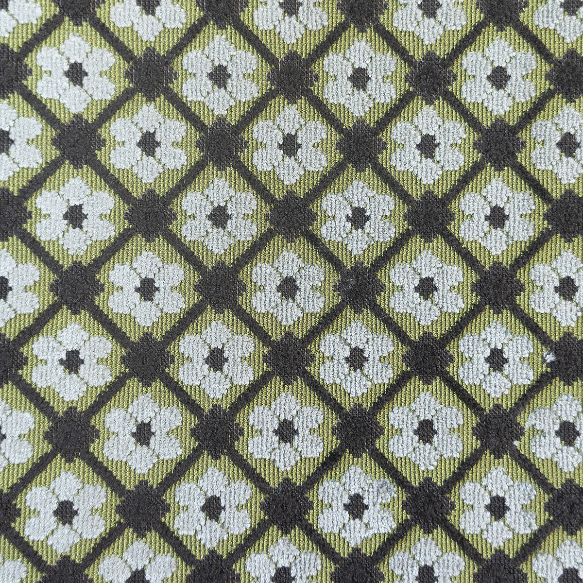 Fruela fabric in verde color - pattern LCT1025.001.0 - by Gaston y Daniela in the Lorenzo Castillo V collection
