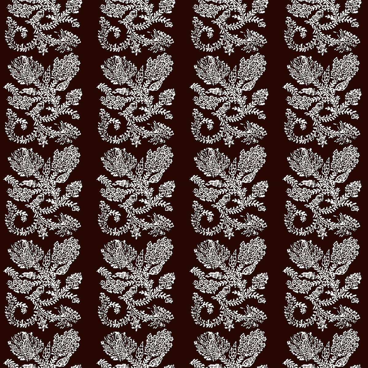 Camino fabric in chocolate color - pattern LCT1026.003.0 - by Gaston y Daniela in the Lorenzo Castillo V collection