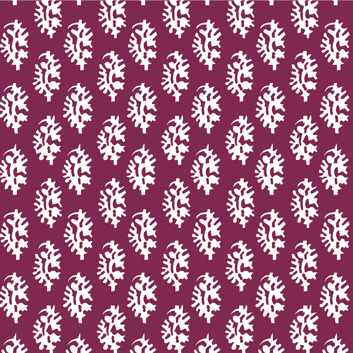 Seijo fabric in burdeos color - pattern LCT1027.003.0 - by Gaston y Daniela in the Lorenzo Castillo V collection