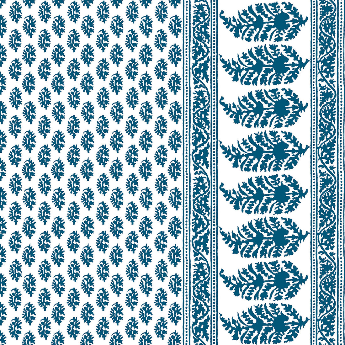 Aravaquita fabric in azul color - pattern LCT1028.002.0 - by Gaston y Daniela in the Lorenzo Castillo V collection