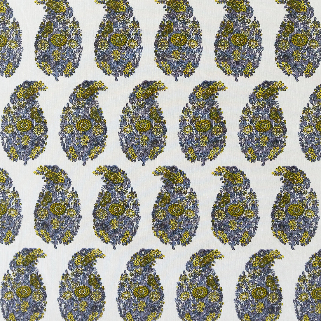 Tarsila fabric in mostaza/gris color - pattern LCT1029.005.0 - by Gaston y Daniela in the Lorenzo Castillo V collection