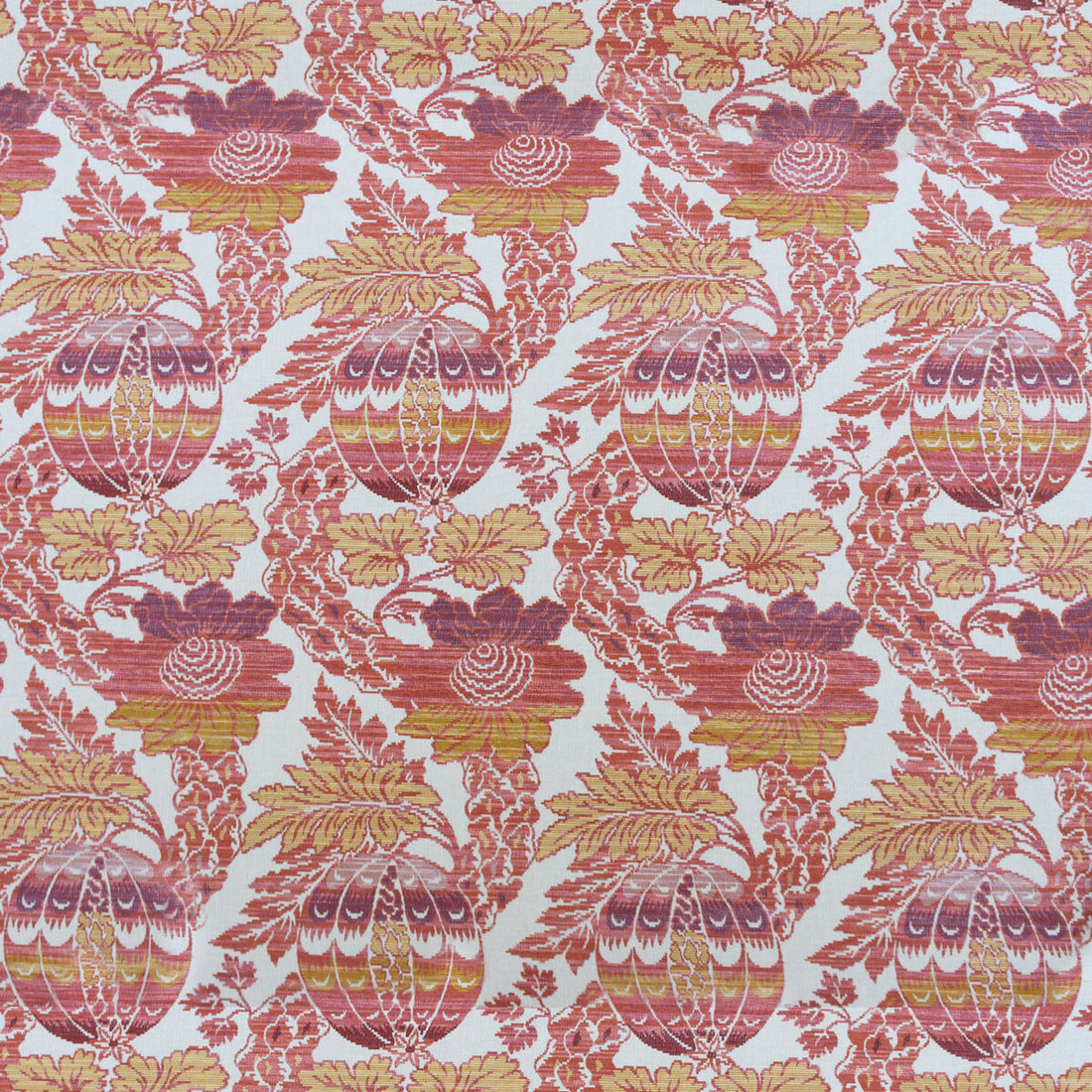 Alejandra fabric in rosa/amarillo color - pattern LCT1054.002.0 - by Gaston y Daniela in the Lorenzo Castillo VI collection