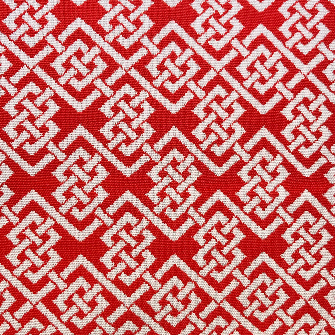 Ephraim fabric in rojo color - pattern LCT1055.005.0 - by Gaston y Daniela in the Lorenzo Castillo VI collection