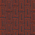 Caleb fabric in gris/rojo color - pattern LCT1056.002.0 - by Gaston y Daniela in the Lorenzo Castillo VI collection