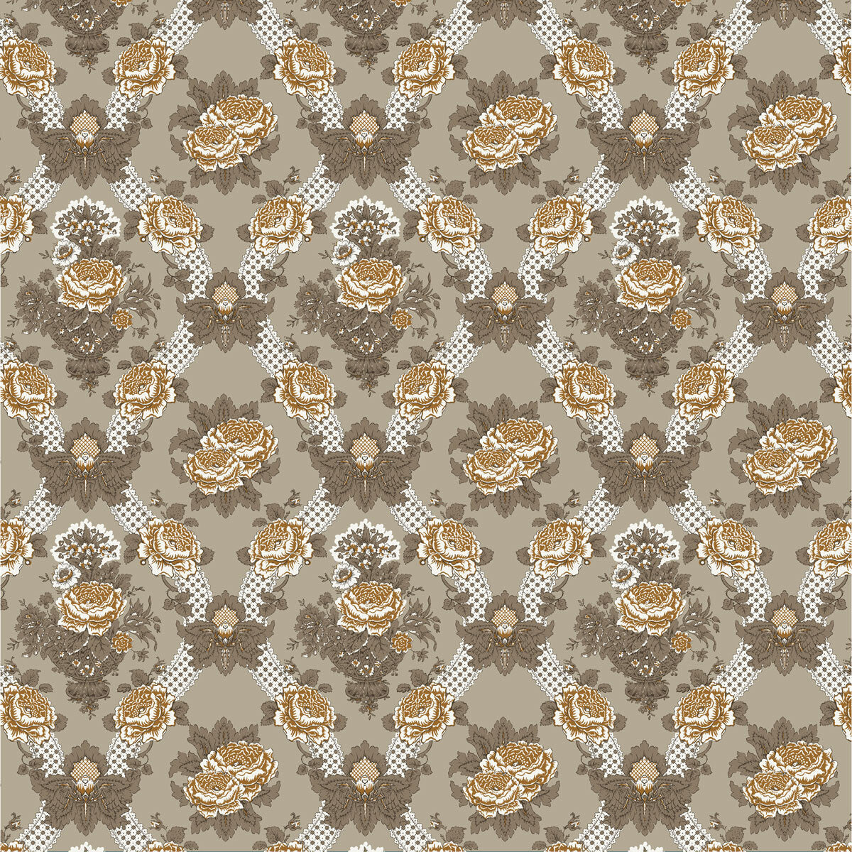 Aranchina fabric in topo/ocre color - pattern LCT1058.003.0 - by Gaston y Daniela in the Lorenzo Castillo VI collection