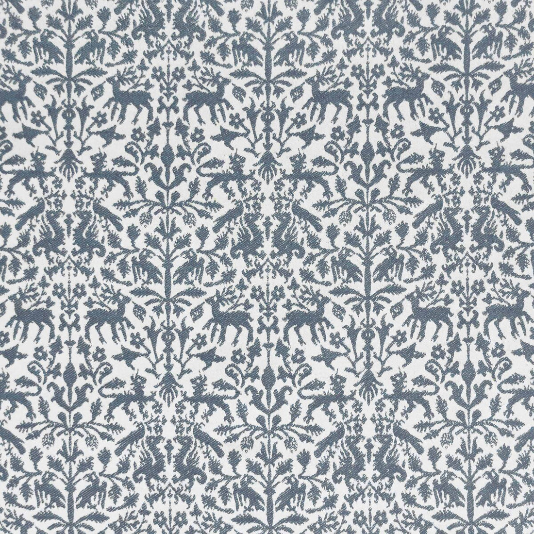 Augusta Emerita fabric in azul color - pattern LCT1112.005.0 - by Gaston y Daniela in the Lorenzo Castillo IX Hesperia collection