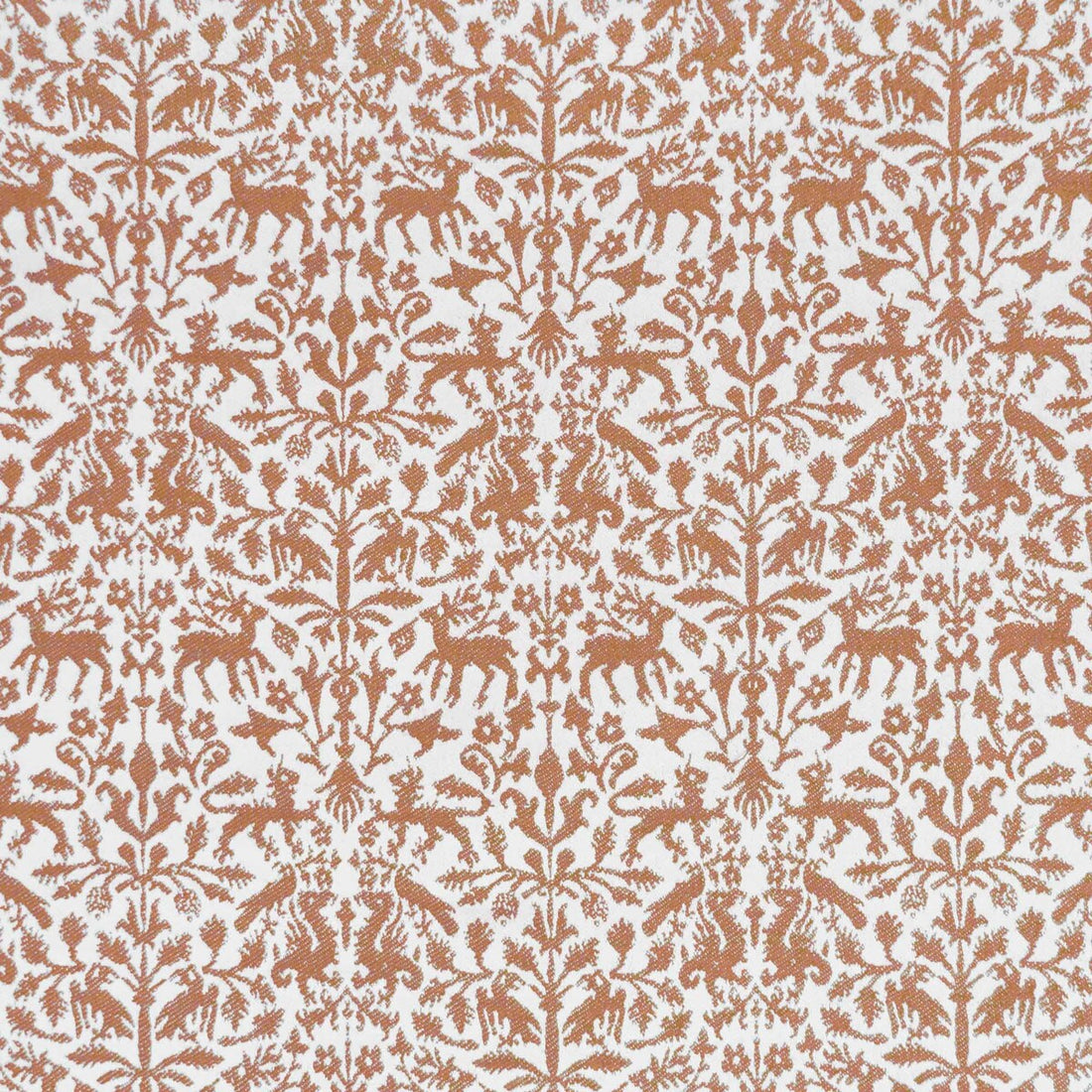 Augusta Emerita fabric in teja color - pattern LCT1112.006.0 - by Gaston y Daniela in the Lorenzo Castillo IX Hesperia collection