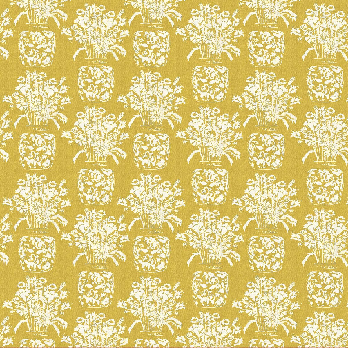 Hora Espejo fabric in amarillo color - pattern number LCT1142.005.0 - by Gaston y Daniela in the Lorenzo Castillo X collection