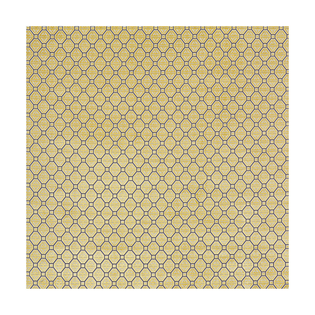 Calabrez fabric in amarillo color - pattern LCT5358A.006.0 - by Gaston y Daniela in the Lorenzo Castillo III collection