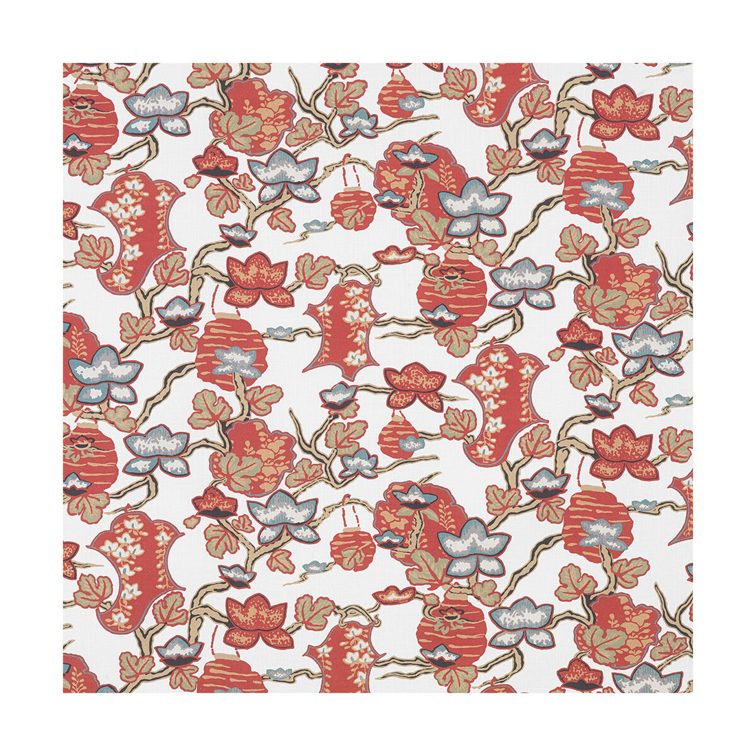 Maria fabric in fresa/agua color - pattern LCT5364.002.0 - by Gaston y Daniela in the Lorenzo Castillo III collection