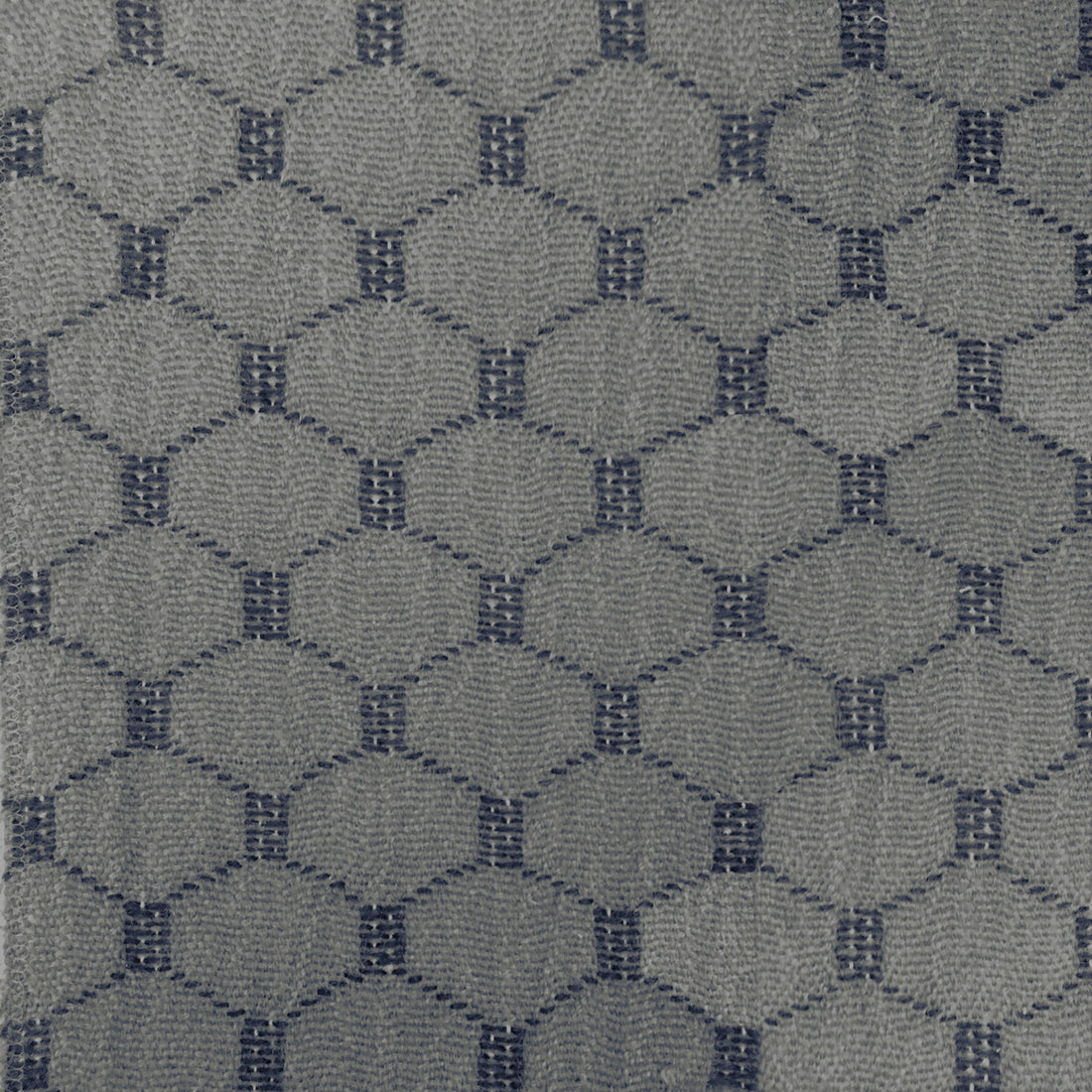 Gredos fabric in gris/navy color - pattern LCT5458.004.0 - by Gaston y Daniela in the Lorenzo Castillo IV collection
