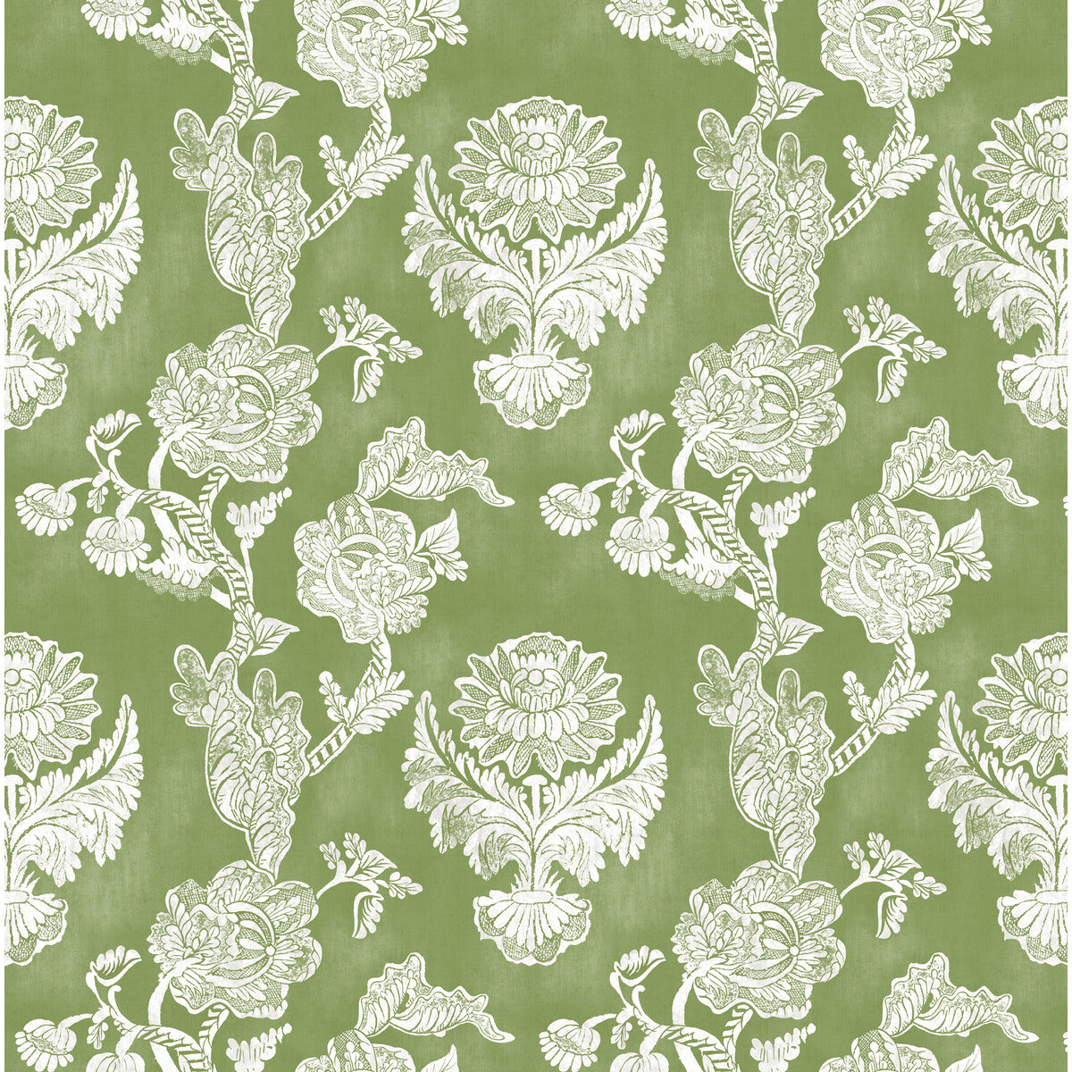 Chitina fabric in verde color - pattern LCT5483.003.0 - by Gaston y Daniela in the Lorenzo Castillo IV collection