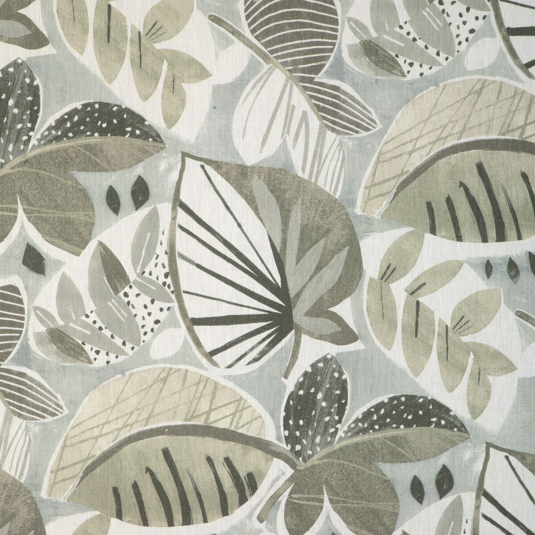 Leaf-A-Lot fabric in rattan color - pattern LEAF-A-LOT.6.0 - by Kravet Basics in the Mid-Century Modern collection