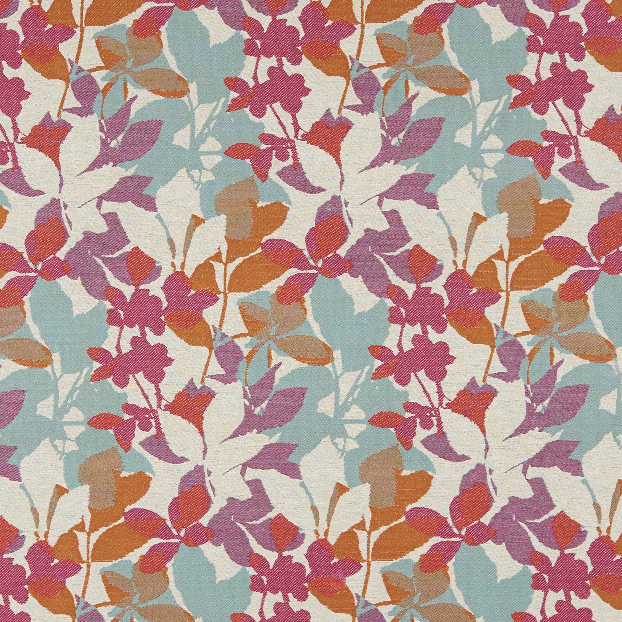 Leaflet fabric in 46 color - pattern number Leaflet46J8401 - by JF Fabrics in the Color Concepts Morning Glory Inside Out collection