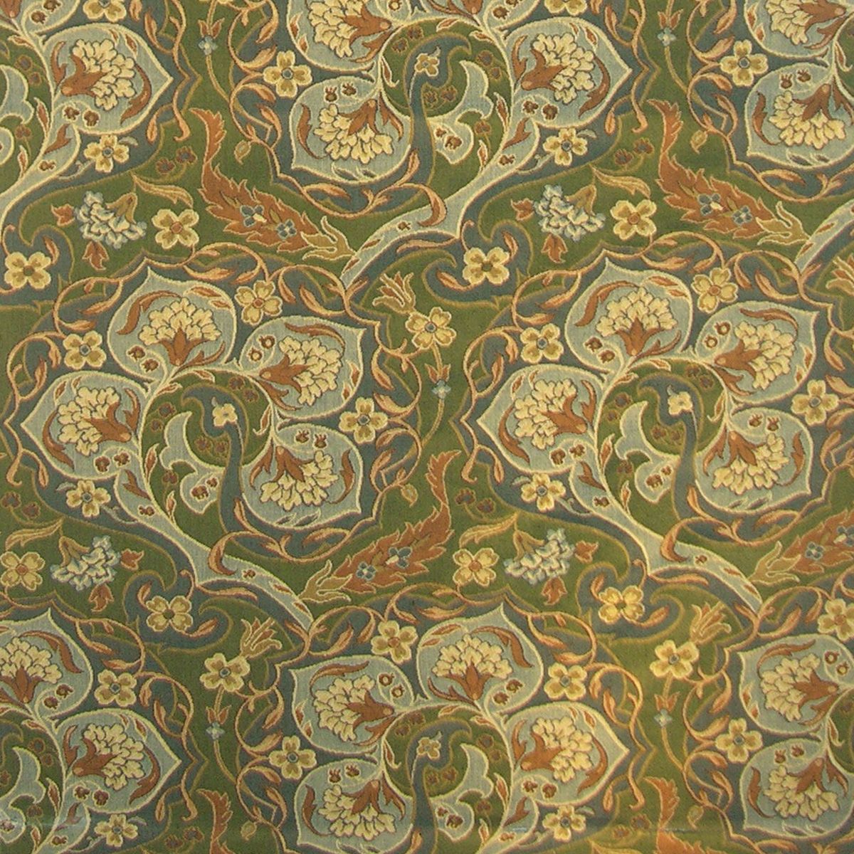 Dardanelles fabric in blue green color - pattern number LE 00011344 - by Scalamandre in the Old World Weavers collection