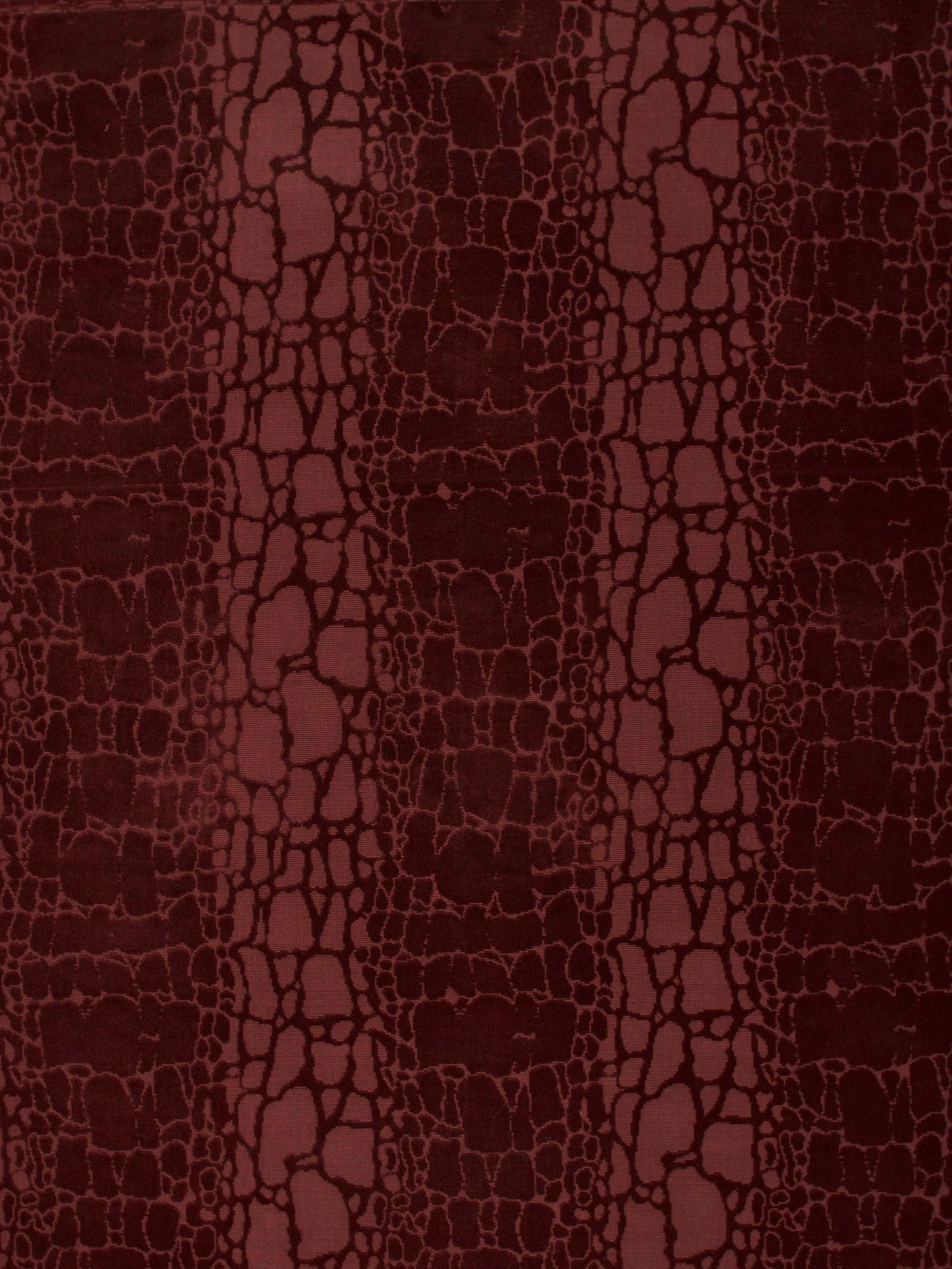 Crocodile fabric in bordeaux color - pattern number LE 00021831 - by Scalamandre in the Old World Weavers collection