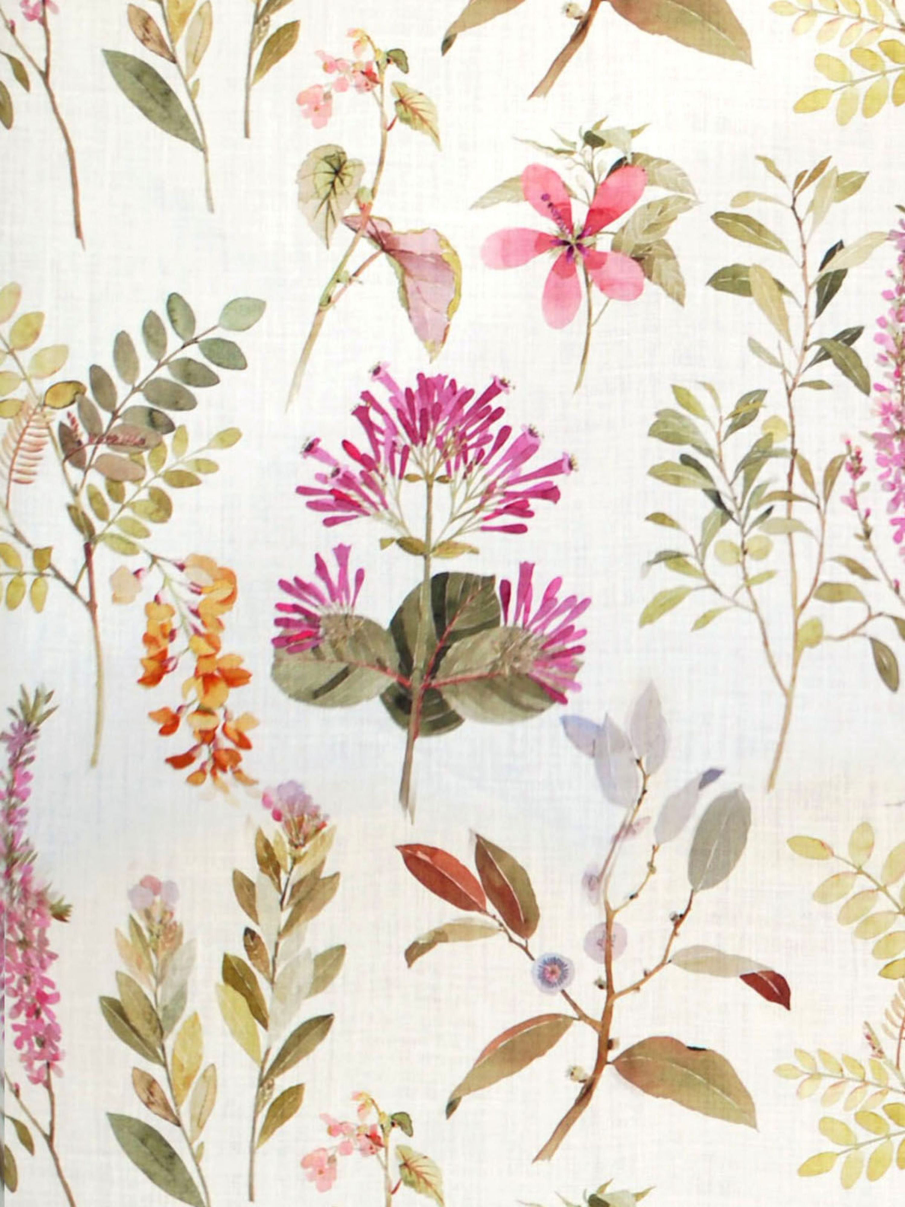 Sissinghurst fabric in purple / multi color - pattern number LO 00015016 - by Scalamandre in the Old World Weavers collection
