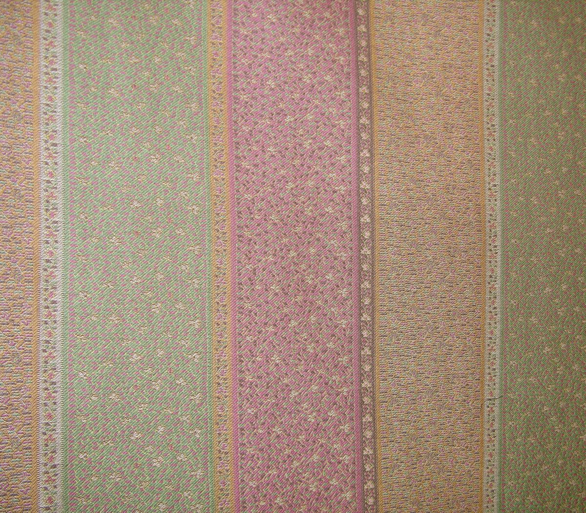 Babi fabric in pink/green color - pattern number LU 00012016 - by Scalamandre in the Old World Weavers collection