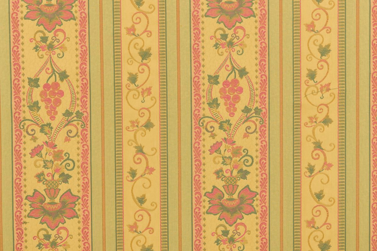 Samarcanda Stripe fabric in gold color - pattern number M0 00021347 - by Scalamandre in the Old World Weavers collection