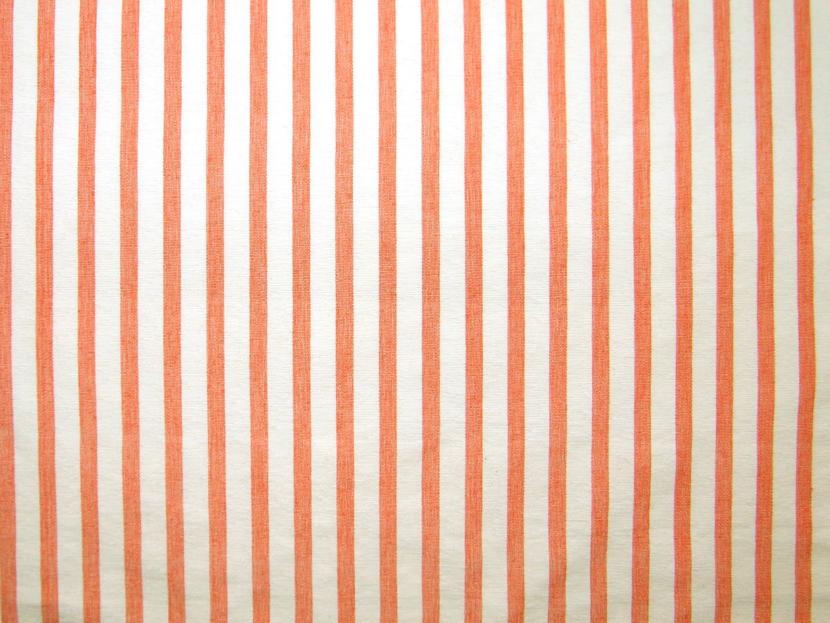 Mascot Stripe fabric in flame orange color - pattern number M4 00031450 - by Scalamandre in the Old World Weavers collection