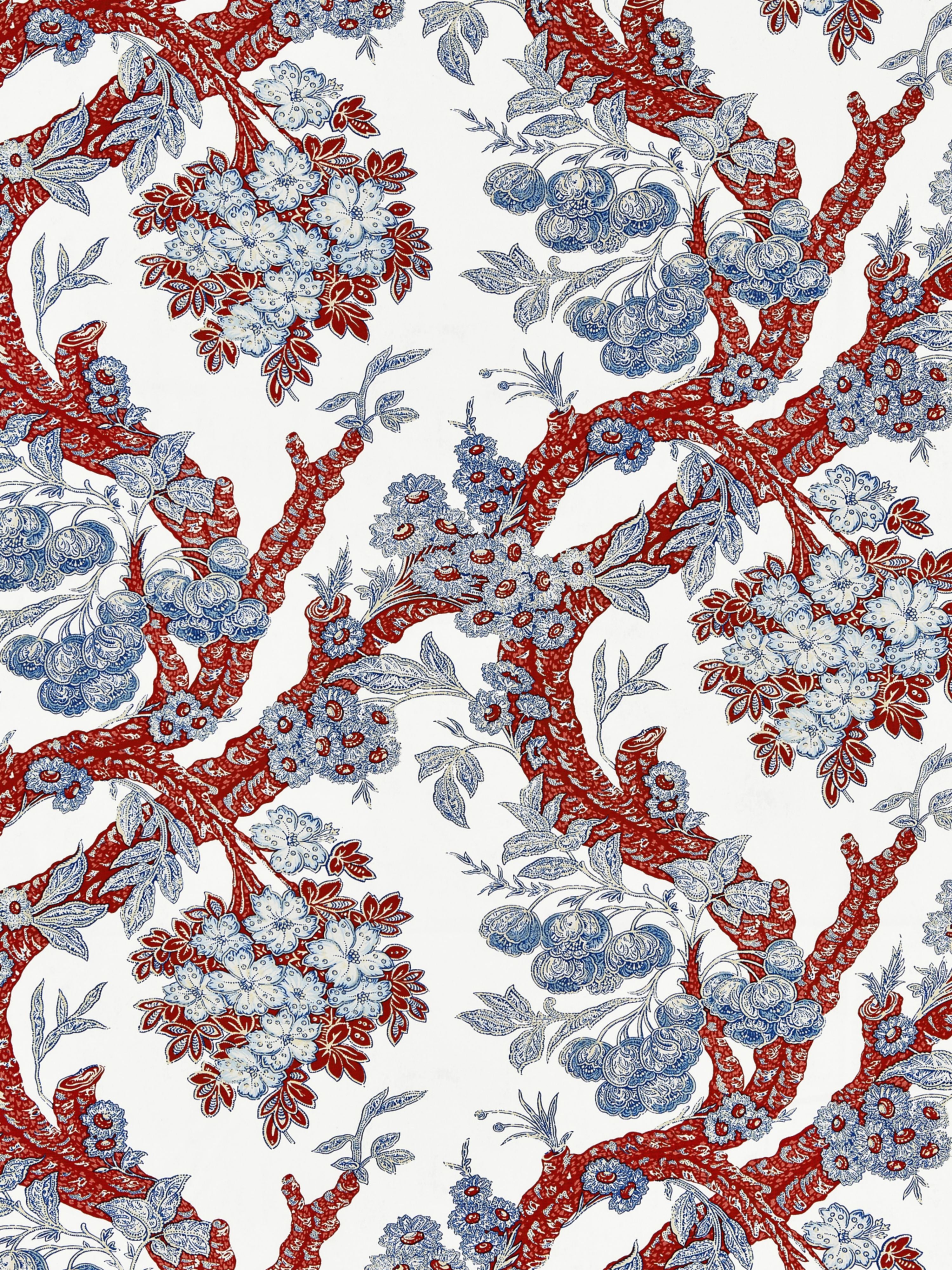 Summerhouse Hill fabric in provence color - pattern number M7 0003SUMM - by Scalamandre in the Old World Weavers collection