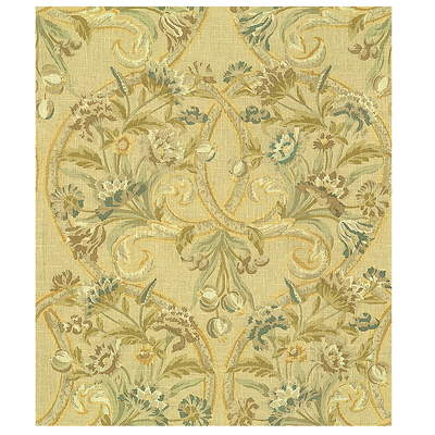 Mitford fabric in flax color - pattern MITFORD.FLAX.0 - by Lee Jofa in the Royal Oak II collection